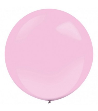 Balon Decorator 61 cm - 24" pastelowy jasnoróżowy Fashion Pretty Pink - 1 sztuka