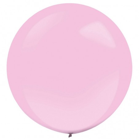 Balon Decorator 61 cm - 24" pastelowy jasnoróżowy Fashion Pretty Pink - 1 sztuka