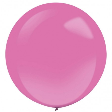 Balon Decorator 61 cm - 24" pastelowy różowy Fashion Hot Pink - 1 sztuka