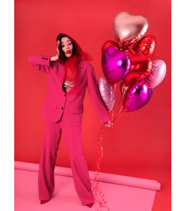Balon foliowy Serce - Rose Gold