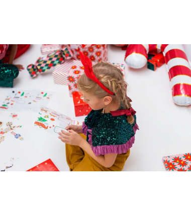 Naklejki świąteczne zimowy las