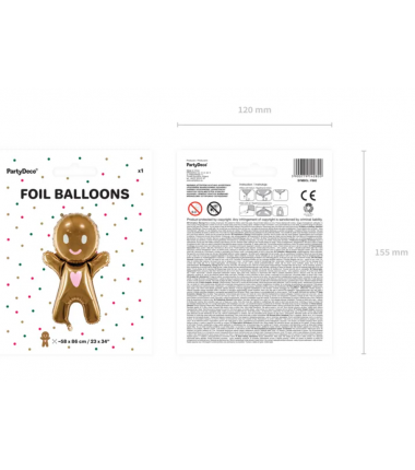 Balon foliowy - Ciastek 67x97 cm