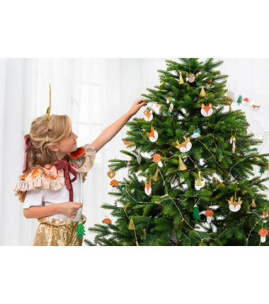 Zawieszki do prezentów - Las  12 sztuk