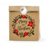 Torebki na prezenty Merry little Christmas - 3 sztuki