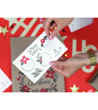 Torebki na prezenty Merry little Christmas - 3 sztuki