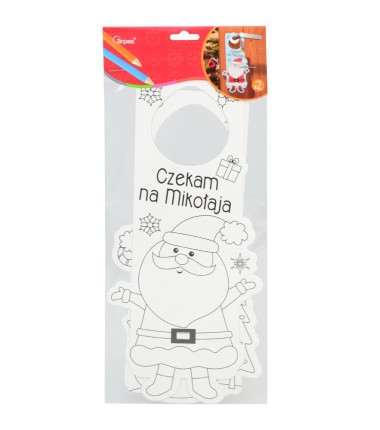 Świąteczne zawieszki na klamkę - 2 sztuki