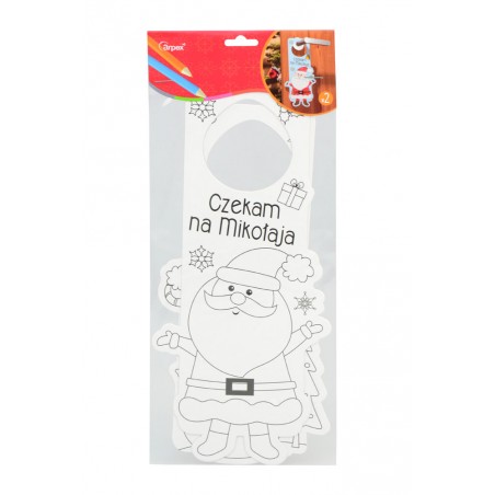 Świąteczne zawieszki na klamkę - 2 sztuki