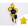 Balon foliowy Gwiazdka - Złoty