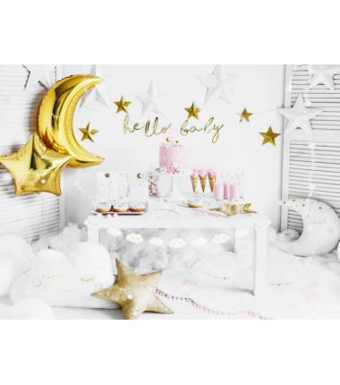 Balon foliowy Gwiazdka - Złoty