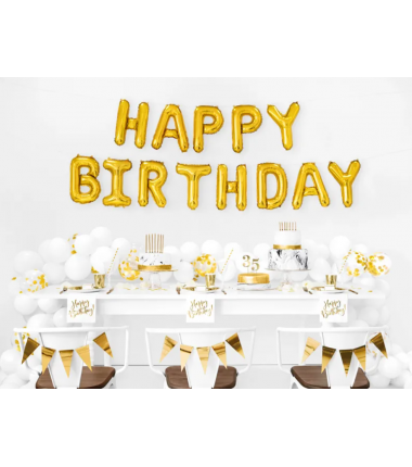 Świeczki wysokie - złote - 12 sztuk