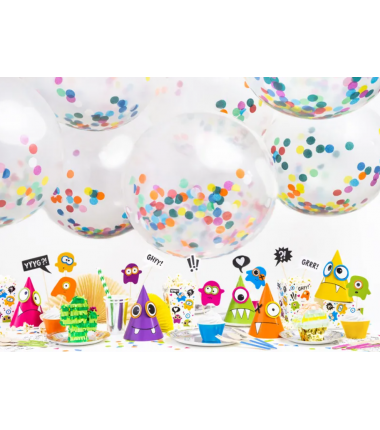 Czapeczki imprezowe potworki - 6 sztuk