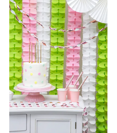 Serpentyna foliowa różowozłota - 18 sztuk