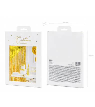 Kurtyna złota - 90x250cm