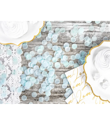 Konfetti Kółka - Jasnoniebieskie