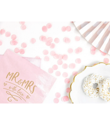 Konfetti Kółka - Jasnoróżowe