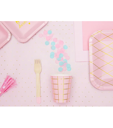 Konfetti Kółka - Jasnoróżowe