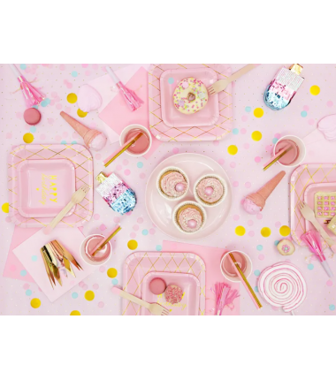 Konfetti Kółka - Jasnoróżowe