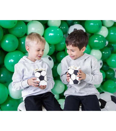 Pudełka na popcorn Piłka - 6 sztuk
