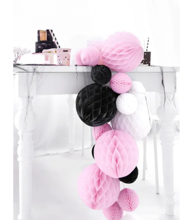 Kula Honeycomb biała 10 cm - 1 sztuka