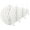 Kula Honeycomb biała 30 cm - 1 sztuka
