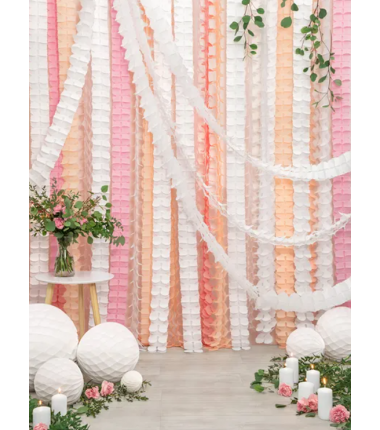 Kula Honeycomb biała 30 cm - 1 sztuka