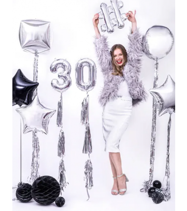 Kula Honeycomb czarna 20 cm - 1 sztuka