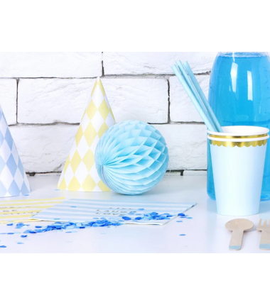 Kula Honeycomb błękitna 10 cm - 1 sztuka