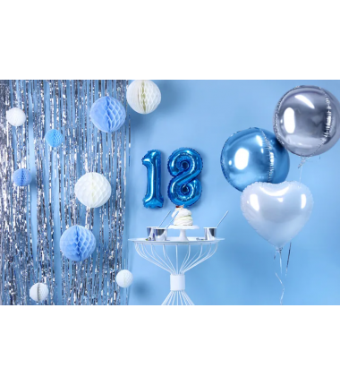 Kula Honeycomb błękitna 10 cm - 1 sztuka