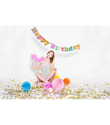 Kula Honeycomb błękitna 20 cm - 1 sztuka