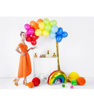 Kula Honeycomb różowa 10 cm - 1 sztuka