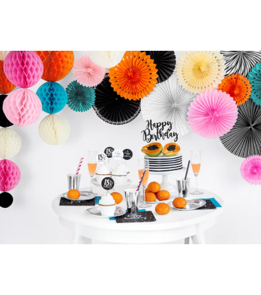 Kula Honeycomb jasnoróżowa 20 cm - 1 sztuka