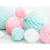 Kula Honeycomb jasnoróżowa 20 cm - 1 sztuka
