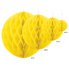 Kula Honeycomb żółta 20 cm - 1 sztuka