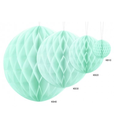 Kula Honeycomb miętowa 10 cm - 1 sztuka
