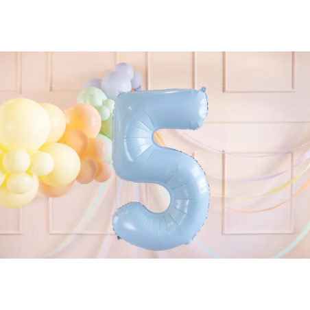 Balon Strong 43 cm mglisty niebieski Pastel Light Misty Blue - 1 sztuka