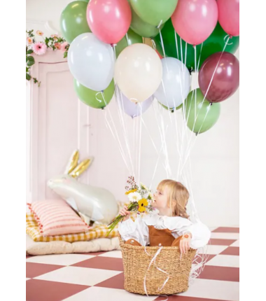 Balon Strong 43 cm mglisty niebieski Pastel Light Misty Blue - 1 sztuka