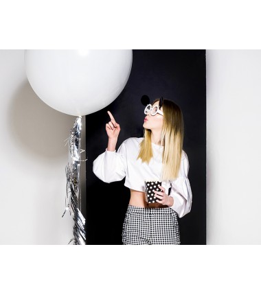 Balon Strong okrągły 1 m - Pastel Pure White - biały