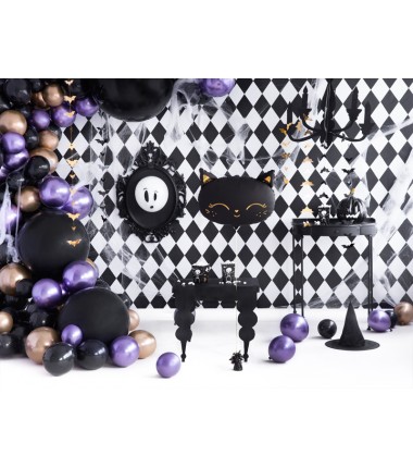 Balon Strong okrągły 1 m - Pastel Black - czarny