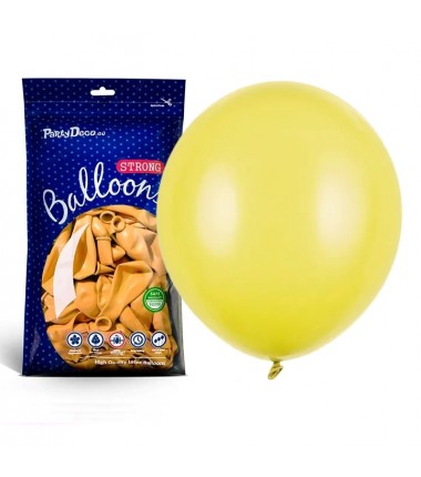 Balony Strong 43 cm miodowe Pastel Honey Yellow - 25 sztuk