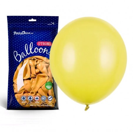 Balony Strong 43 cm miodowe Pastel Honey Yellow - 25 sztuk
