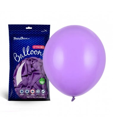 Balony Strong 43 cm lawendowe Pastel Lavender Blue - 25 sztuk