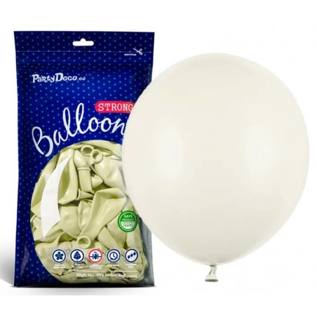 Balony Strong 43 cm kremowe Pastel Light Cream - 25 sztuk