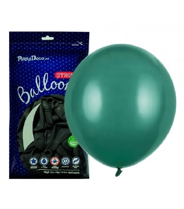 Balony Strong 43 cm butelkowa zieleń Pastel Bottle Green - 25 sztuk