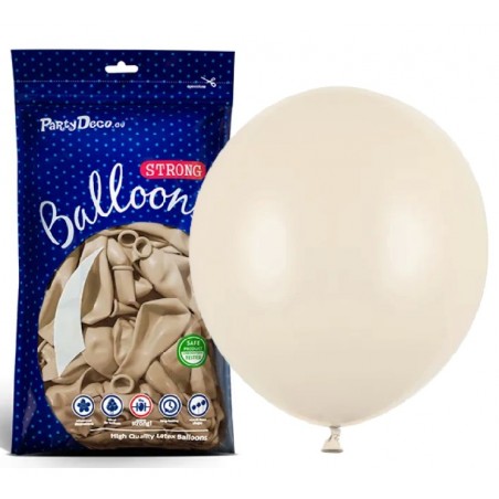 Balony Strong 43 cm alabastrowe Pastel Nude - 25 sztuk