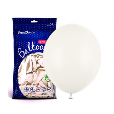 Balony Strong 27 cm złamana biel Pastel Off-white - 100 sztuk