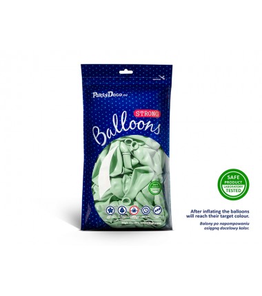 Balony Strong 27 cm pistacjowe Pastel Pistachio - 100 sztuk
