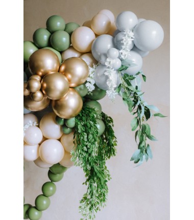 Balony Strong 27 cm mgliste niebieskie Pastel Light Misty Blue - 100 sztuk