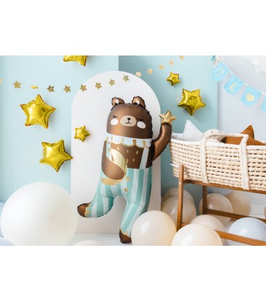 Balony Strong 27 cm mgliste niebieskie Pastel Light Misty Blue - 100 sztuk