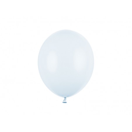 Balony Strong 27 cm mgliste niebieskie Pastel Light Misty Blue - 10 sztuk
