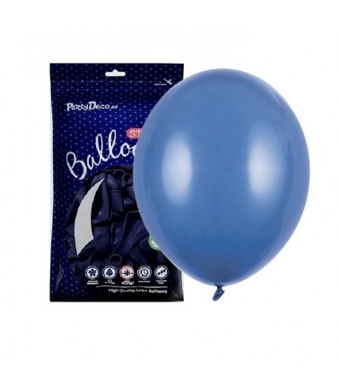 Balony Strong 27 cm granatowe Pastel Navy Blue - 100 sztuk